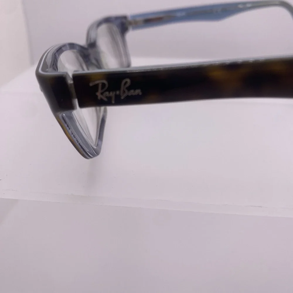 Ray-Ban Eyeglasses Women FRAMES ONLY RB 5150 50-19-135 Brown Tortoise Blue 485 - Picture 8 of 16